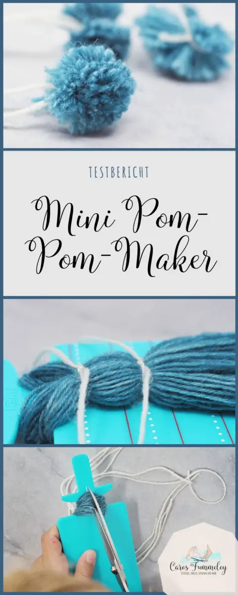 Testbericht zum Mini-Pom-Pom-Maker von Prym - kleine Pompoms aus Wolle und Garnen selbermachen #diy